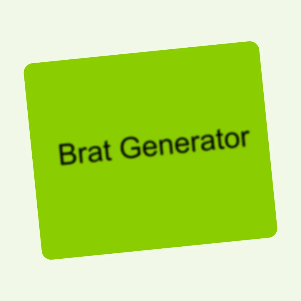 Explaining brat generator