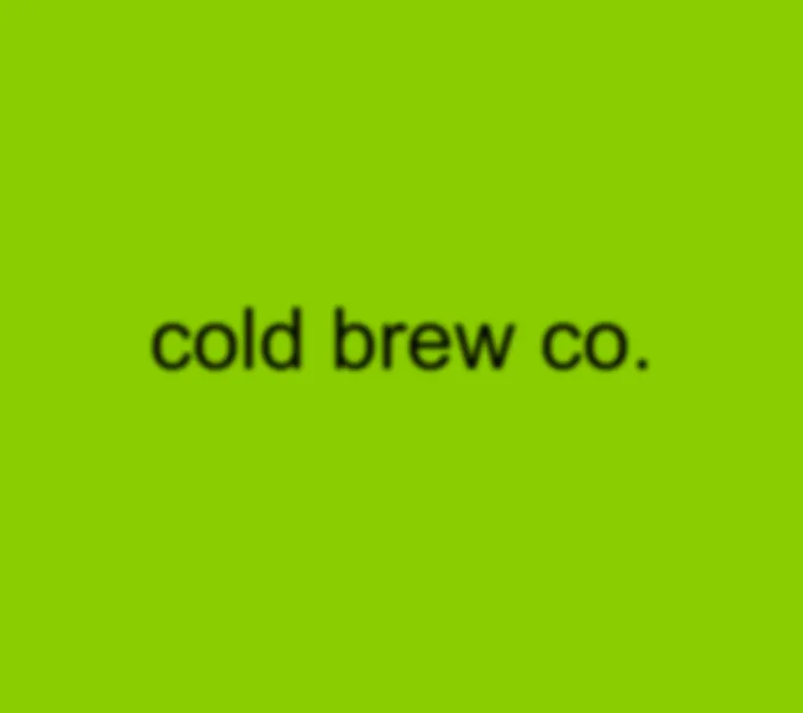brat cover style image for product name cold brew co