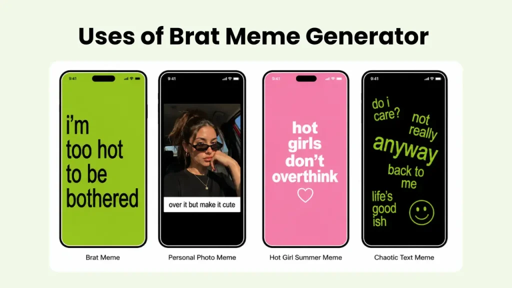 Uses of brat meme maker